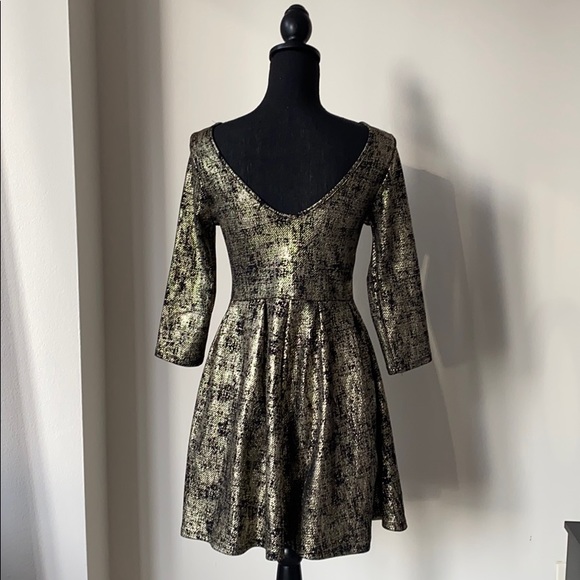 Bronze Gold Dress - Picture 2 of 2